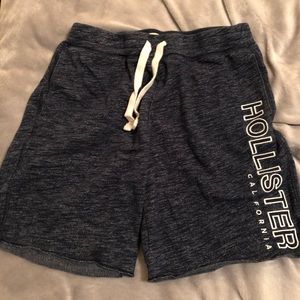 Navy Hollister Sweat Shorts